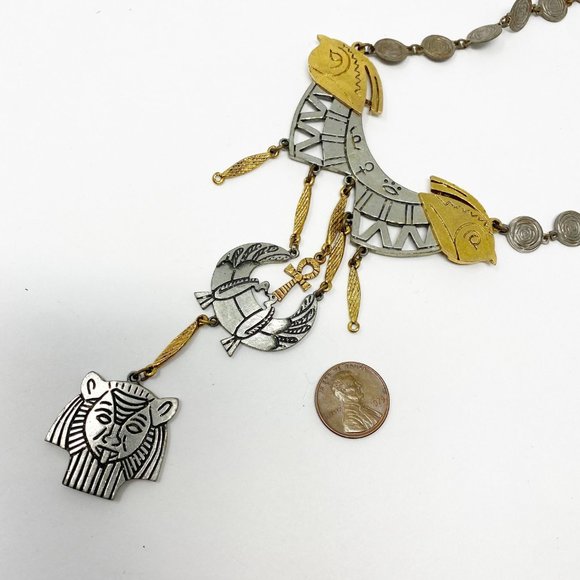 510 Vintage ART (Arthur Pepper) Egyptian revival necklace - Picture 5 of 9